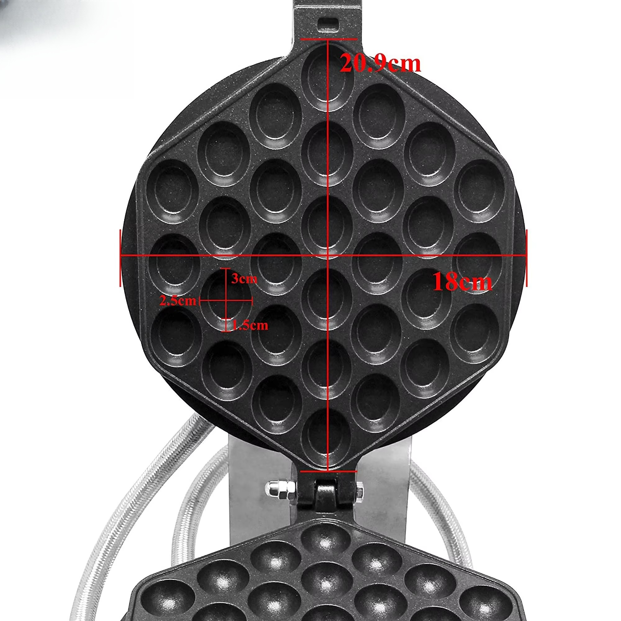 Waffle Cone Maker - New Household Electric Non-Stick Commercial Bubble