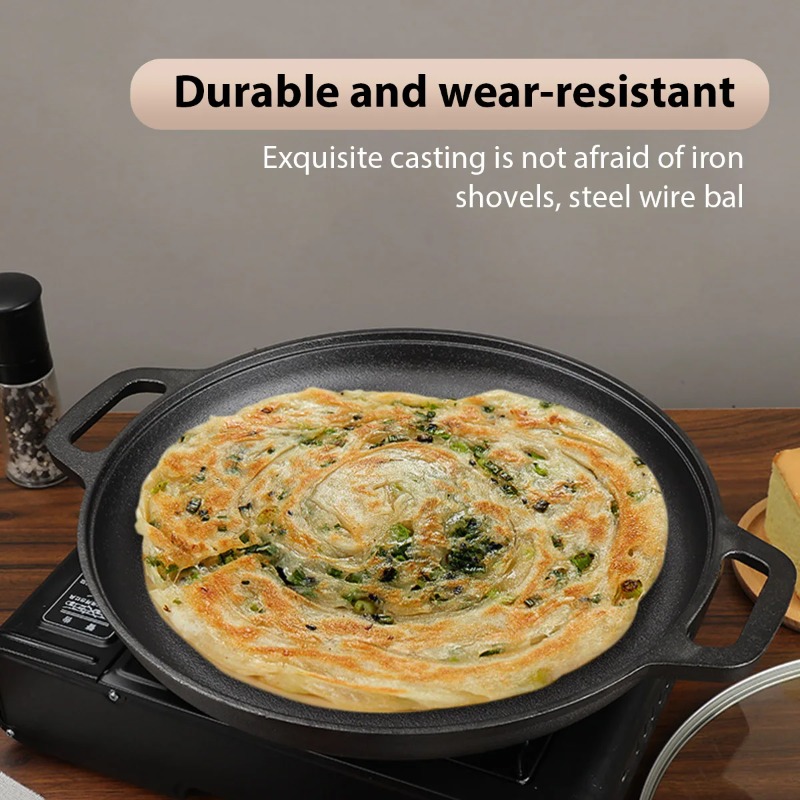 Cast Iron Frying Pan Non-stick – Danish Pancake Pan recenzja i cena