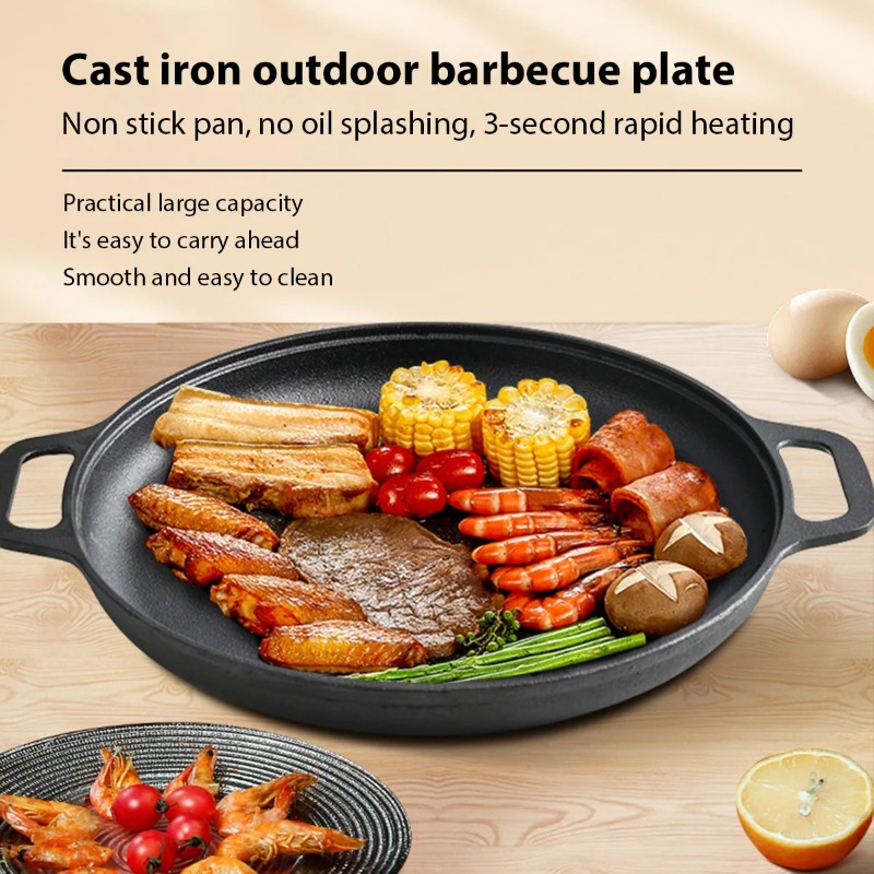 Cast Iron Frying Pan Non-stick – Danish Pancake Pan recenzja i cena