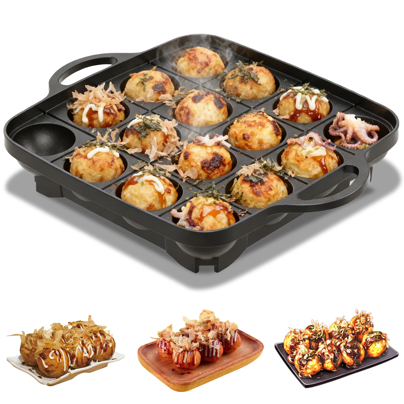 16 Holes Takoyaki Pan Cast Alu – Takoyaki Grill Plate recenzja i cena