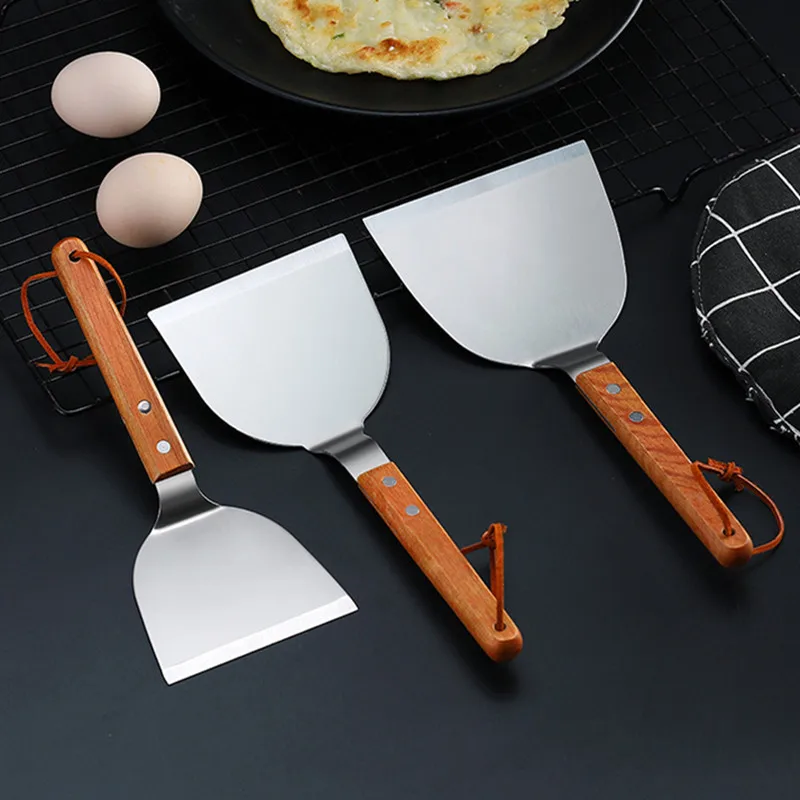 Stainless Steel Wooden Handle  – Okonomiyaki Spatula recenzja i cena