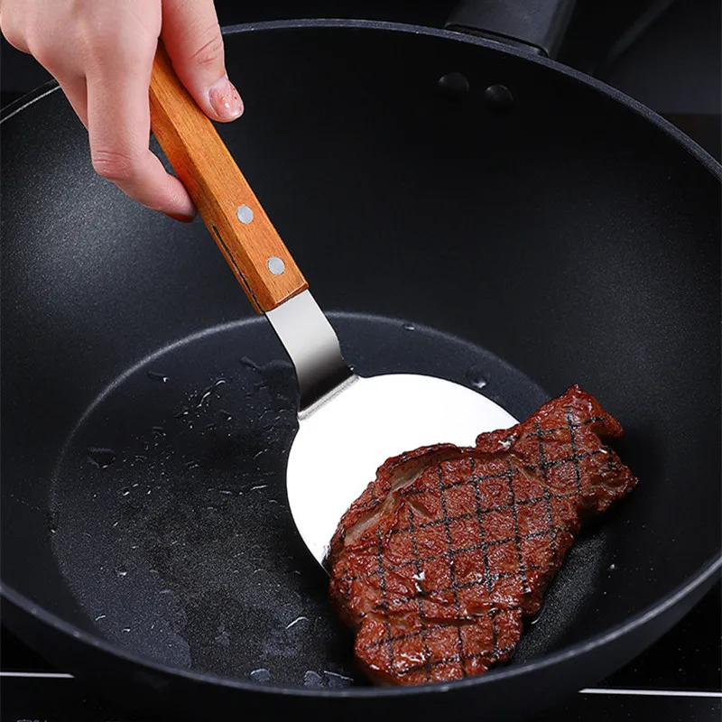 Stainless Steel Wooden Handle  – Okonomiyaki Spatula recenzja i cena