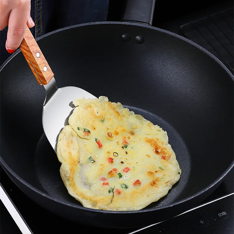 Stainless Steel Wooden Handle  – Okonomiyaki Spatula recenzja i cena