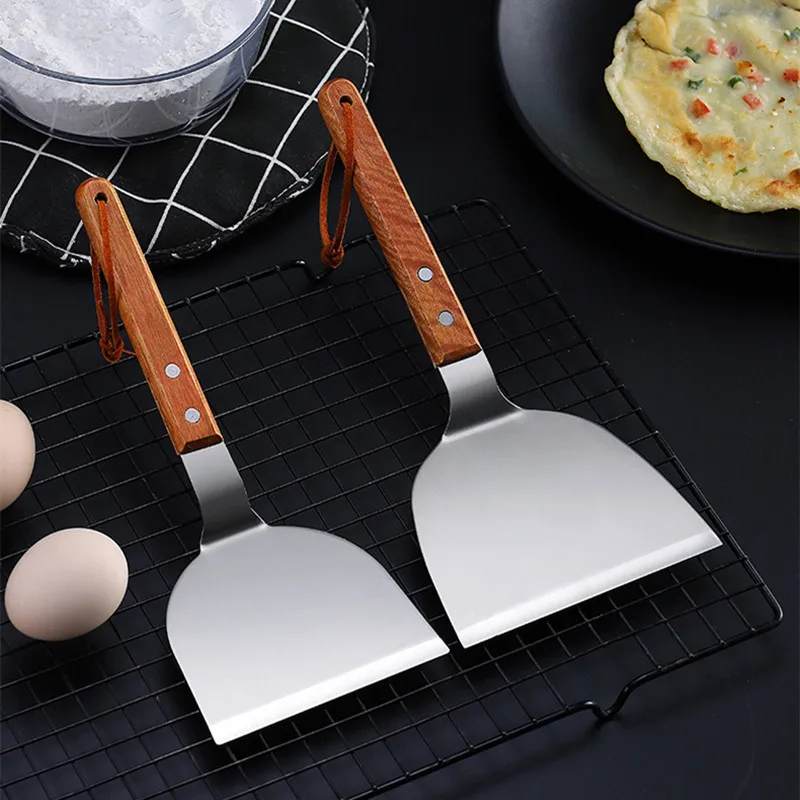 Stainless Steel Wooden Handle  – Okonomiyaki Spatula recenzja i cena