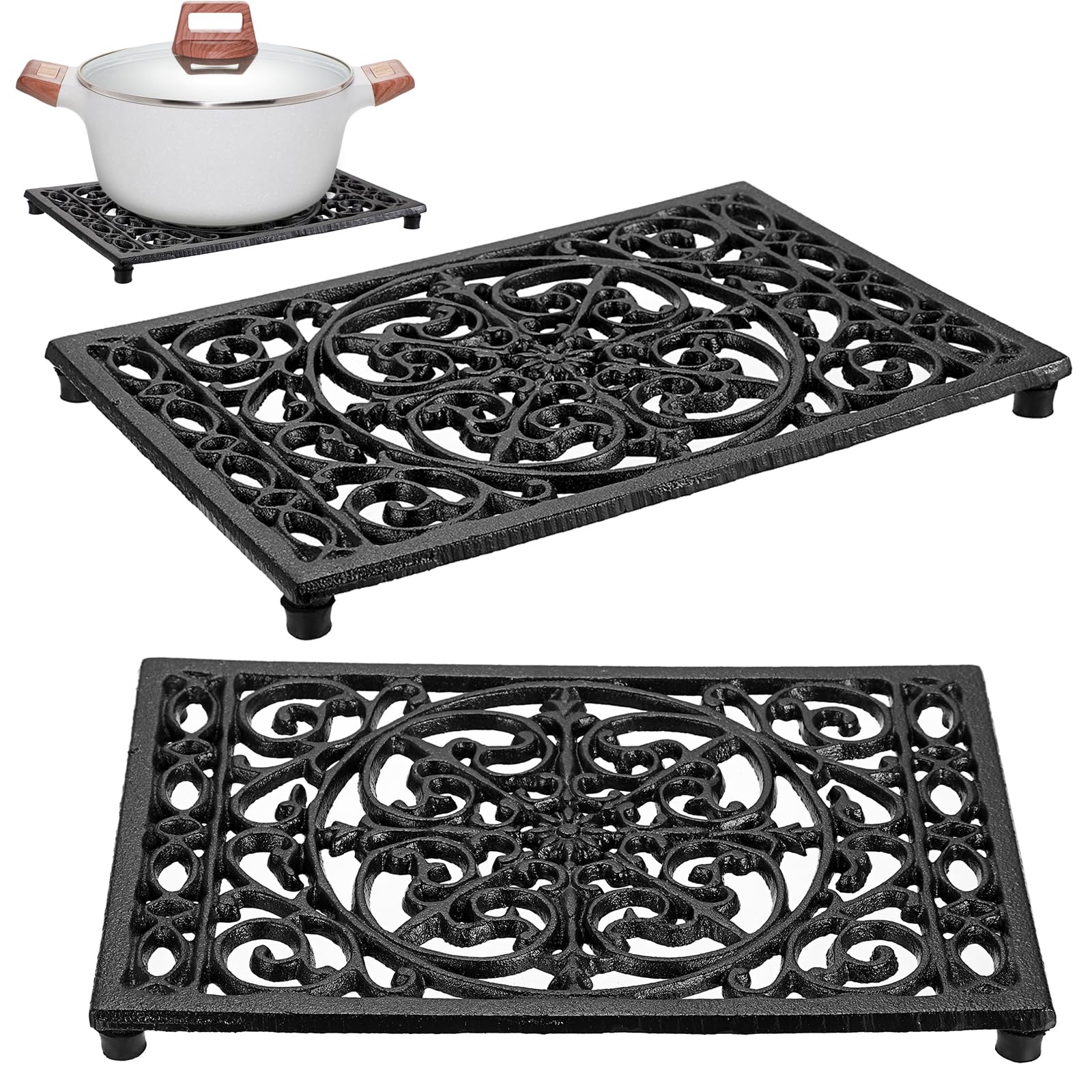 Rectangle Cast Iron Trivet Hea – Cast Iron Corn recenzja i cena