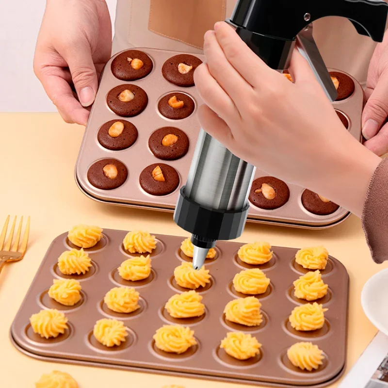 Cookie Press Gun Kit Stainless – Churros Maker Gun recenzja i cena