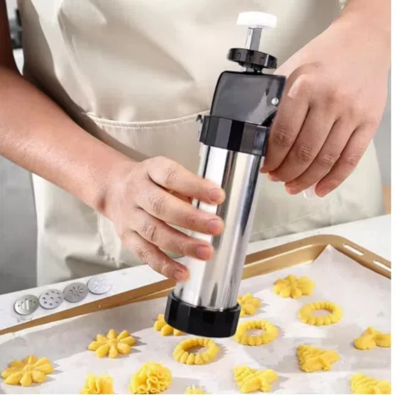 Cookie Press Gun Kit Stainless – Churros Maker Gun recenzja i cena