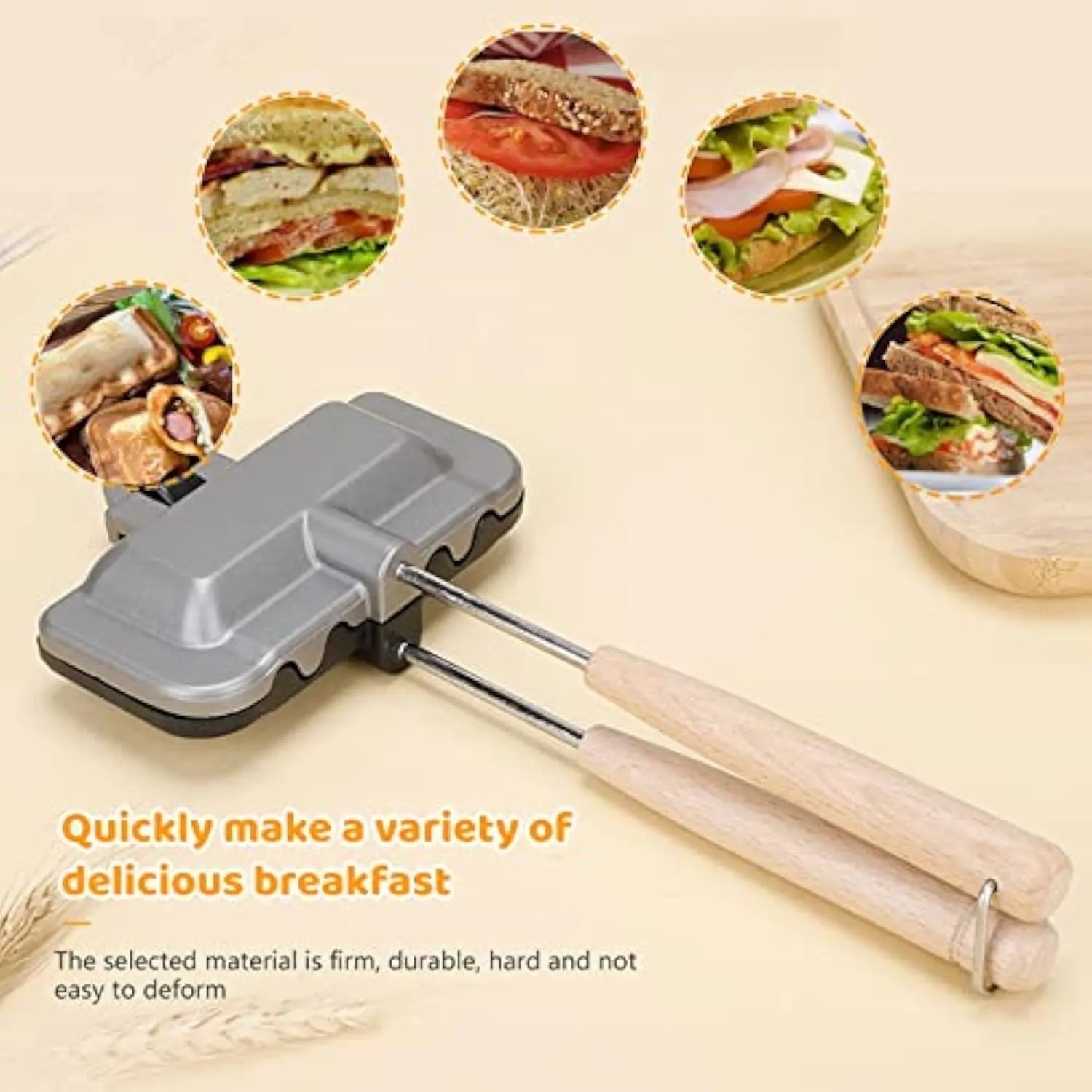 Breakfast Sandwich Maker, 4w1h – Hot Dog Press recenzja i cena