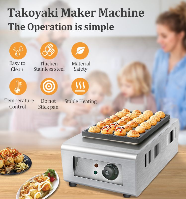 Commercial Big Power Electric  – Takoyaki Grill Plate recenzja i cena