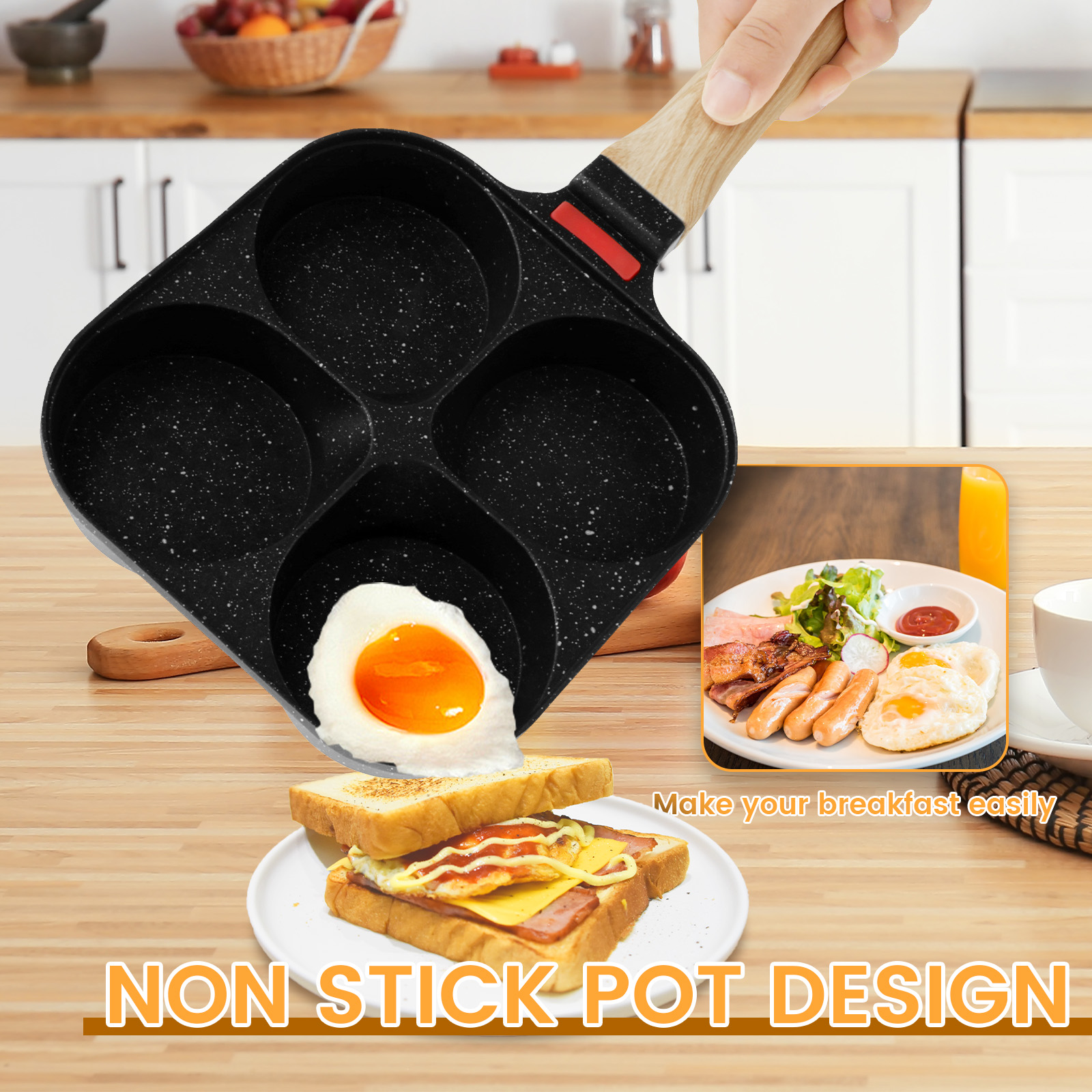 Egg Frying Pan Nonstick Pancak – Egg Waffle Pan recenzja i cena