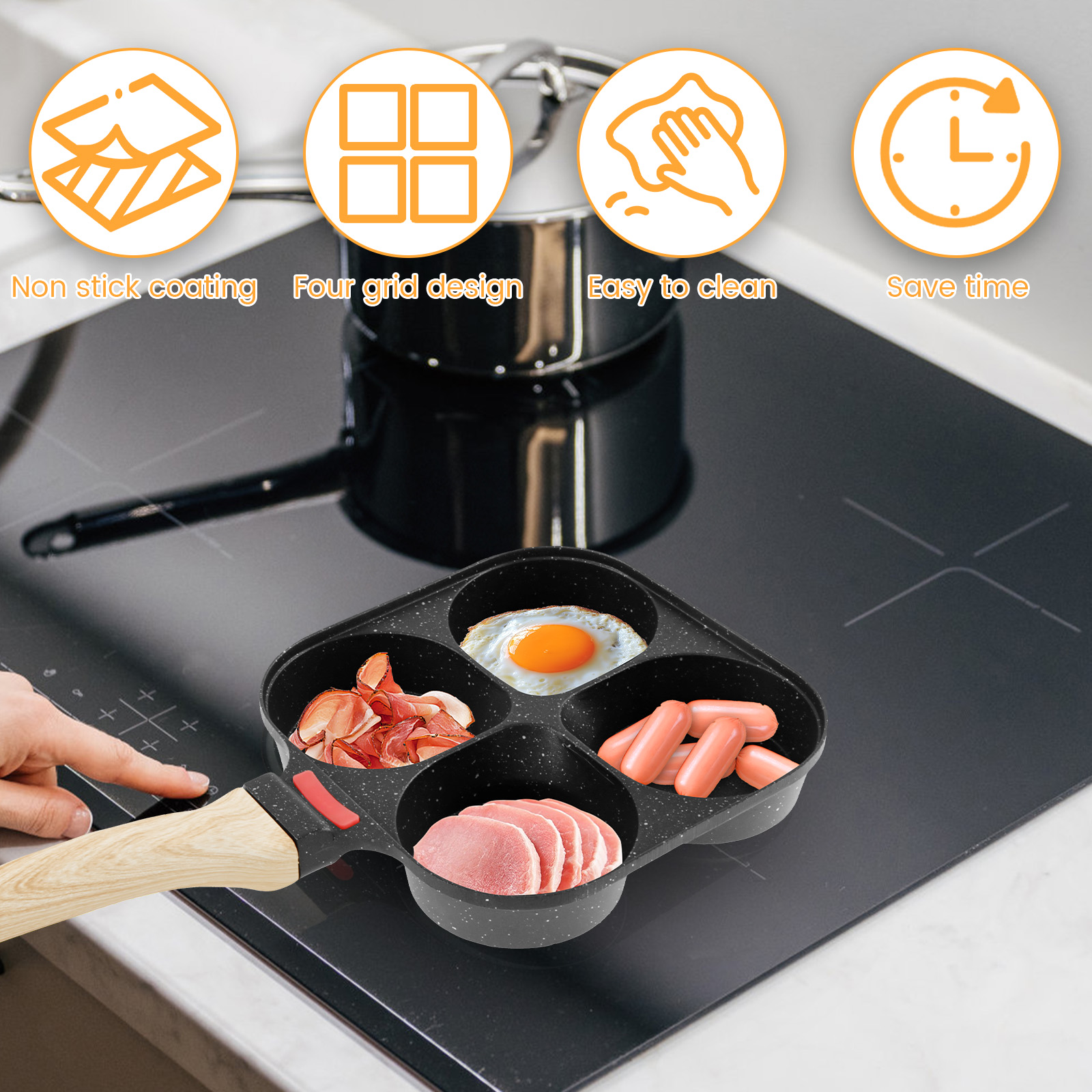 Egg Frying Pan Nonstick Pancak – Egg Waffle Pan recenzja i cena