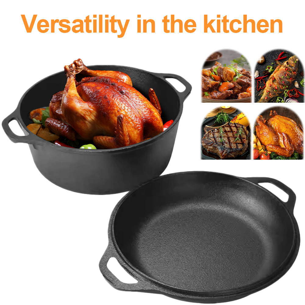 2 in 1 Cast Iron Dutch Oven Po – Cast Iron Corn recenzja i cena