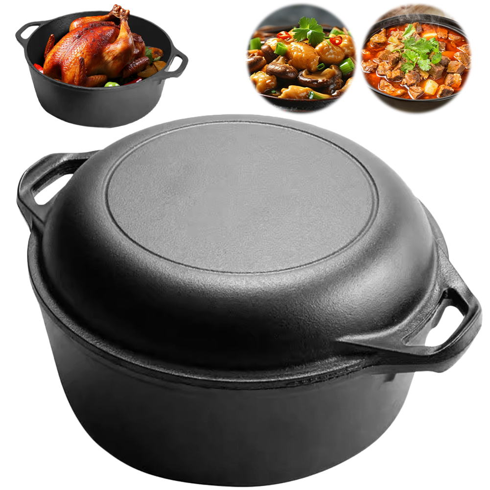 2 in 1 Cast Iron Dutch Oven Po – Cast Iron Corn recenzja i cena