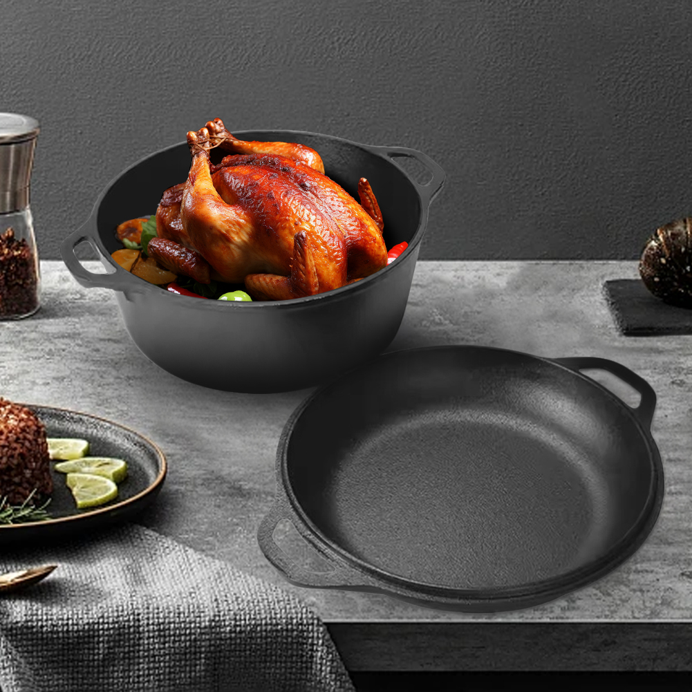 2 in 1 Cast Iron Dutch Oven Po – Cast Iron Corn recenzja i cena