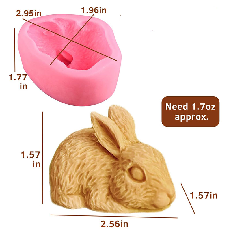 3D Rabbit Silicone Soap Mold E – Bunny Cake Mold recenzja i cena