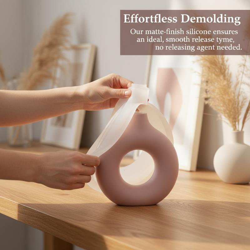 Nordic Donut Shape Vase Silico – Donut Mold Silicone recenzja i cena