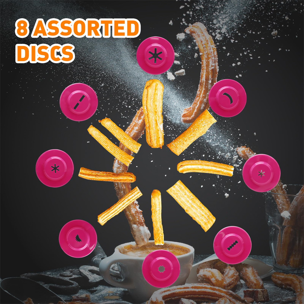 1pc DIY Manual Cookie Press Ma – Churros Maker Gun recenzja i cena