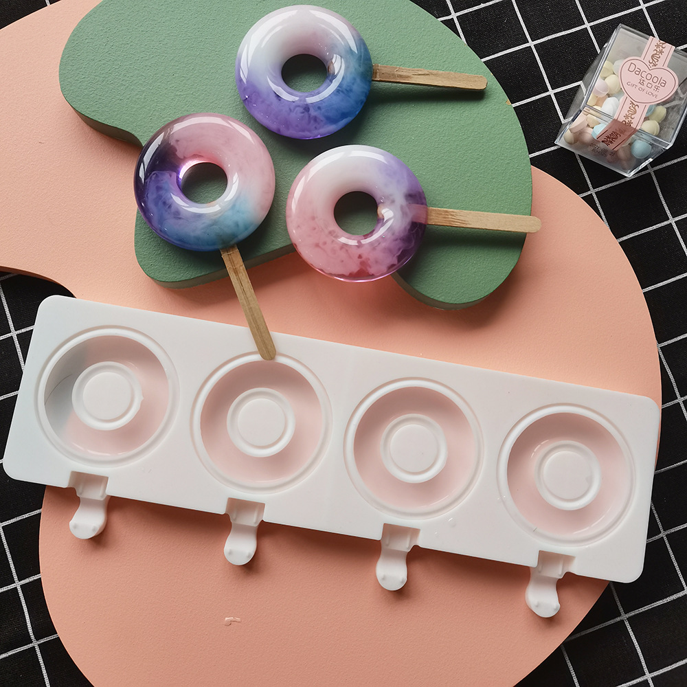 Large Donut 4 Cavity Ice Cream – Donut Mold Silicone recenzja i cena