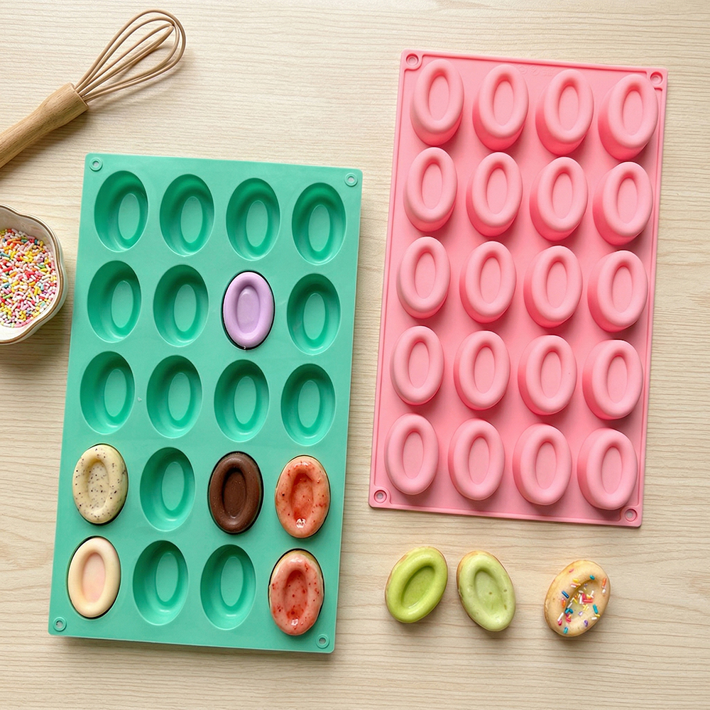 20 cavity oval donut silicone  – Donut Mold Silicone recenzja i cena