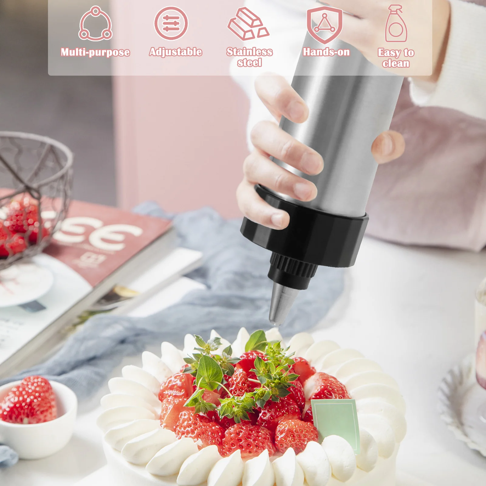 DIY Churro Maker Machine Cooki – Churros Maker Gun recenzja i cena