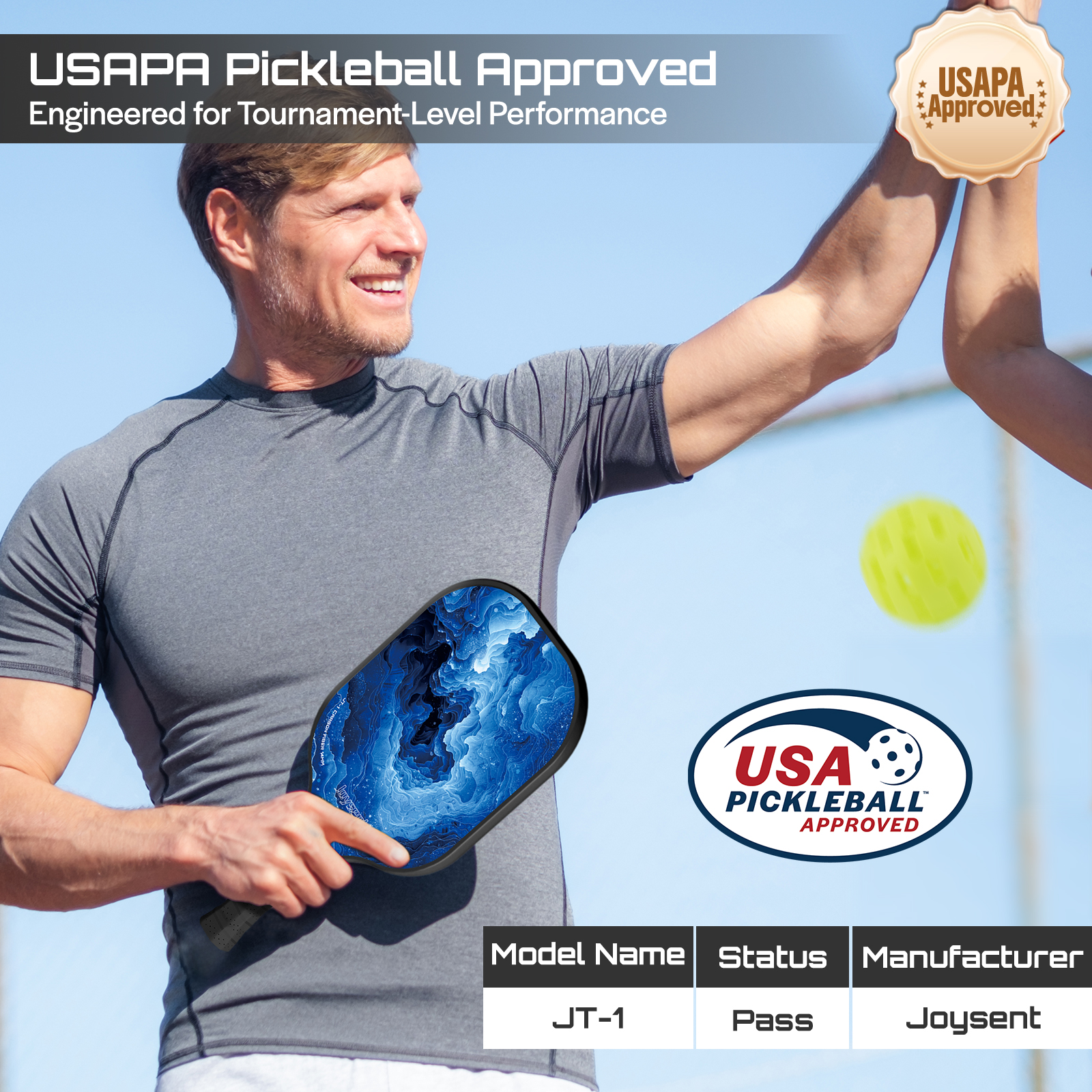 Joysent USAPA Approve Pickleba – Crepe Pan Carbon recenzja i cena