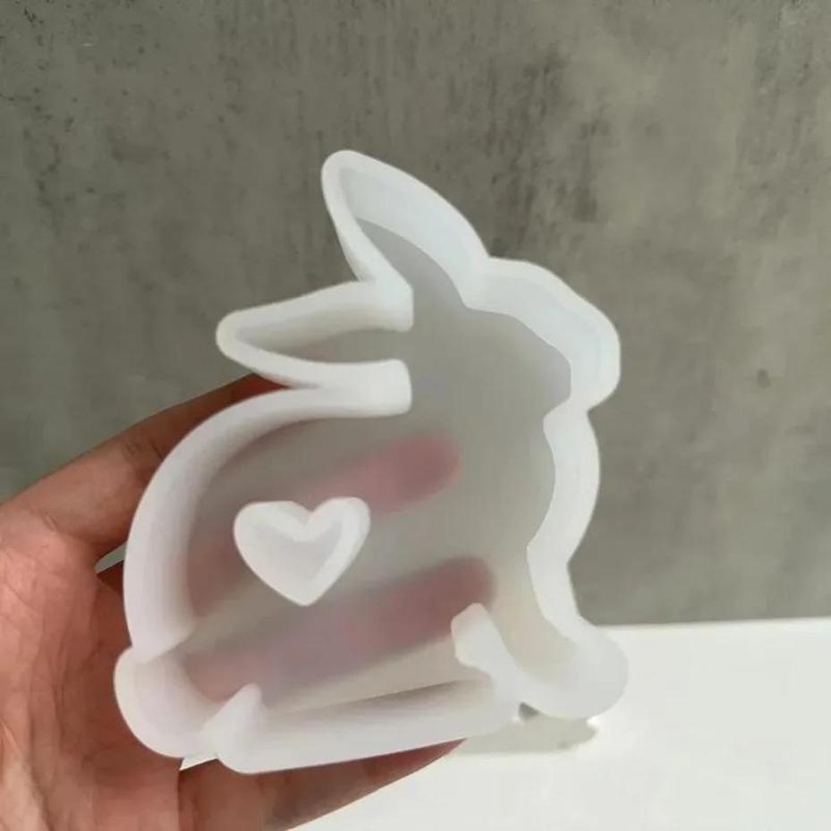 1Pcs Heart Shaped Bunny Silico – Bunny Cake Mold recenzja i cena