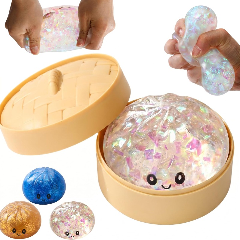 Glitter Bao Bun Squeeze Toy Ka – Bao Steamer Bamboo recenzja i cena