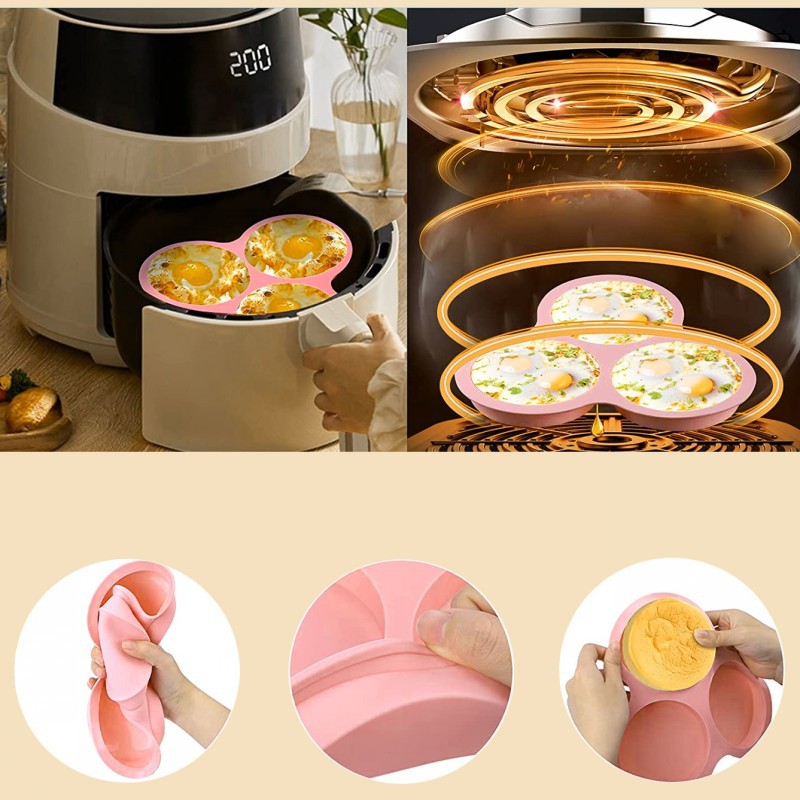 Reusable Silicone Air Fryer Eg – Egg Waffle Pan recenzja i cena