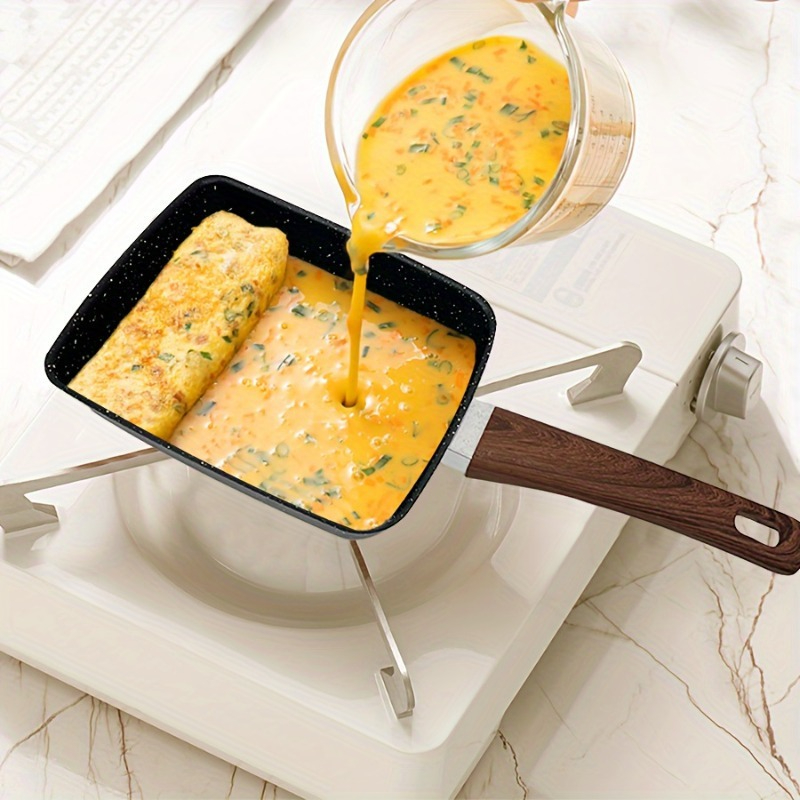 1PCS Egg Fry Pan Square Cast I – Cast Iron Corn recenzja i cena