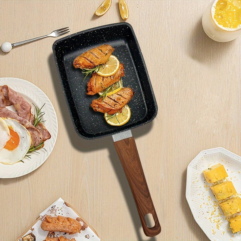 1PCS Egg Fry Pan Square Cast I – Cast Iron Corn recenzja i cena