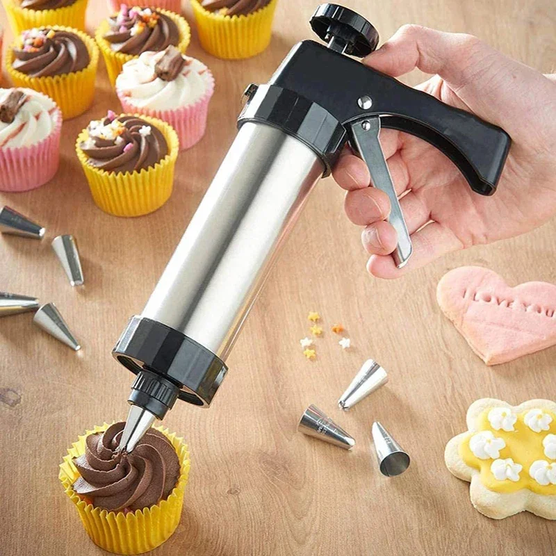 Cookie Press Gun Kit Stainless – Churros Maker Gun recenzja i cena