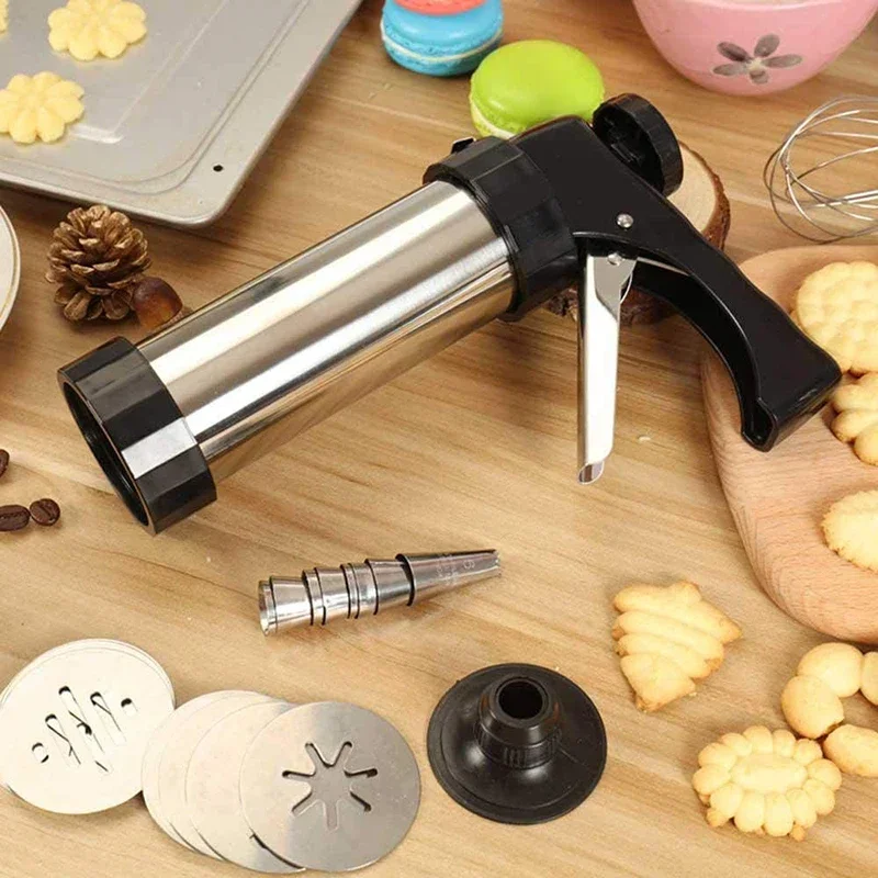 Cookie Press Gun Kit Stainless – Churros Maker Gun recenzja i cena