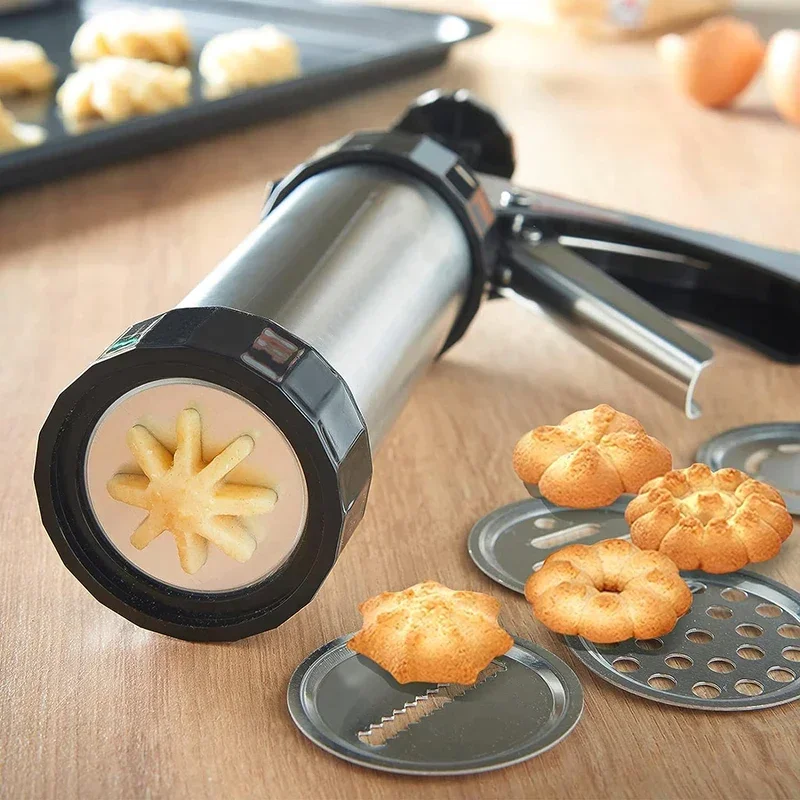 Cookie Press Gun Kit Stainless – Churros Maker Gun recenzja i cena