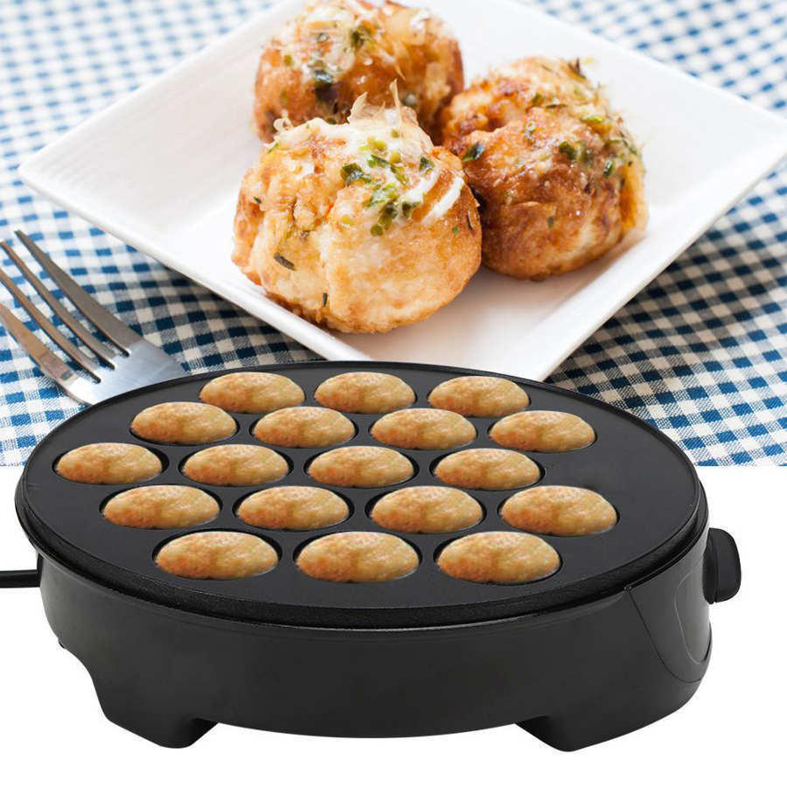 220V Baking Machine Household  – Takoyaki Grill Plate recenzja i cena