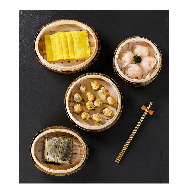 Chinese Bamboo Dimsum Lid Dump – Bao Steamer Bamboo recenzja i cena