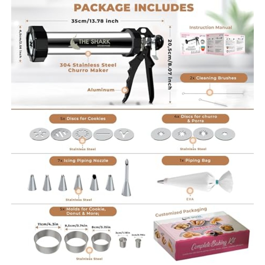 Churro Maker Machine and Sprit – Churros Maker Gun recenzja i cena