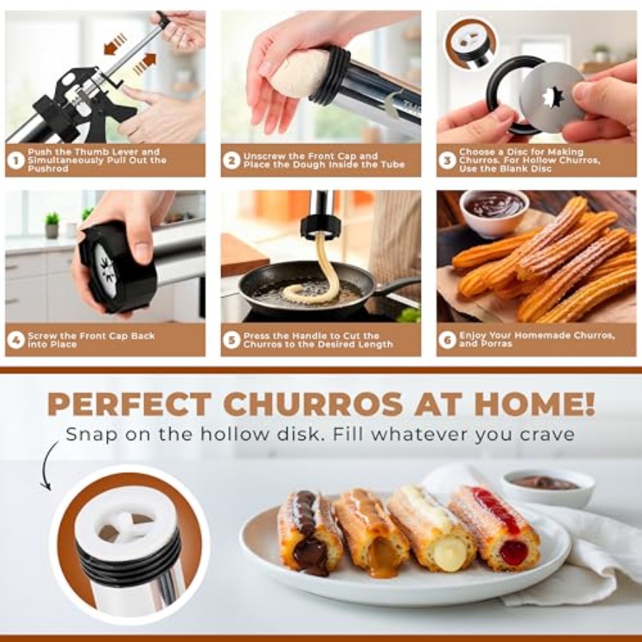 Churro Maker Machine and Sprit – Churros Maker Gun recenzja i cena