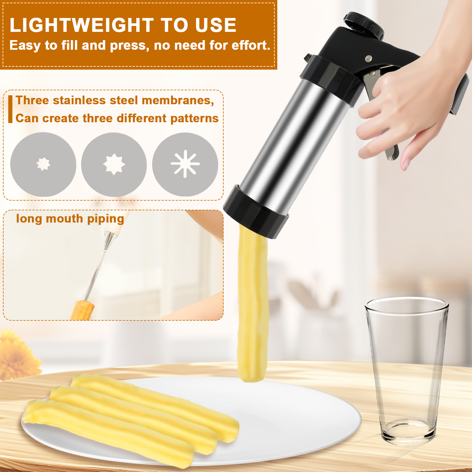 Churro Maker Machine Cookie Pr – Churros Maker Gun recenzja i cena