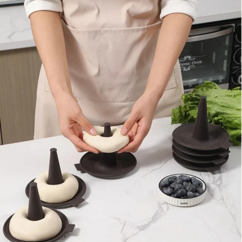 6Pcs Baking Mold Bread Donut P – Donut Mold Silicone recenzja i cena