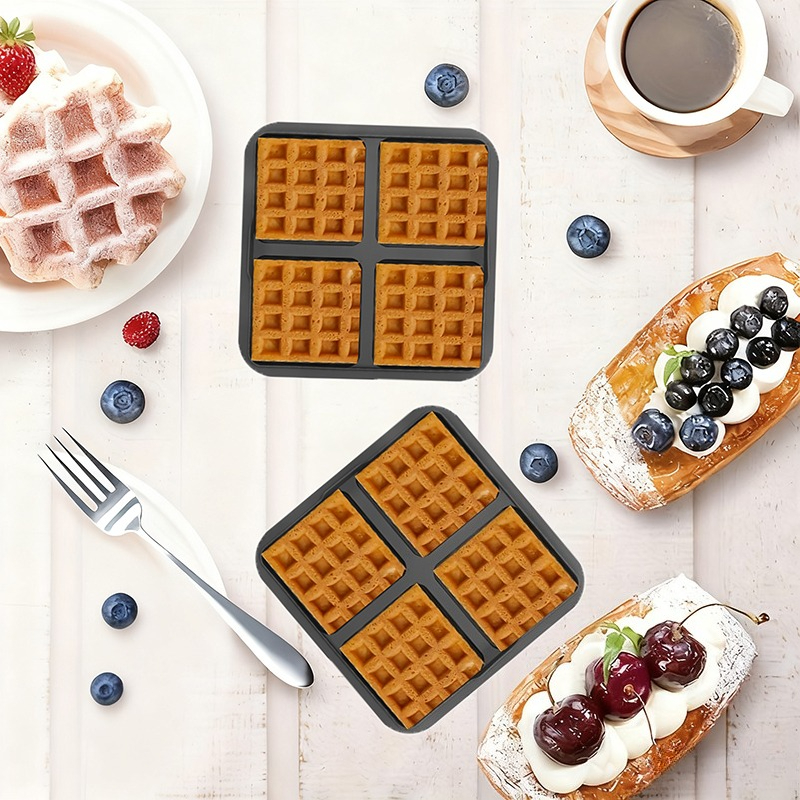Square Waffle Mold, Non-Stick  – Egg Waffle Pan recenzja i cena