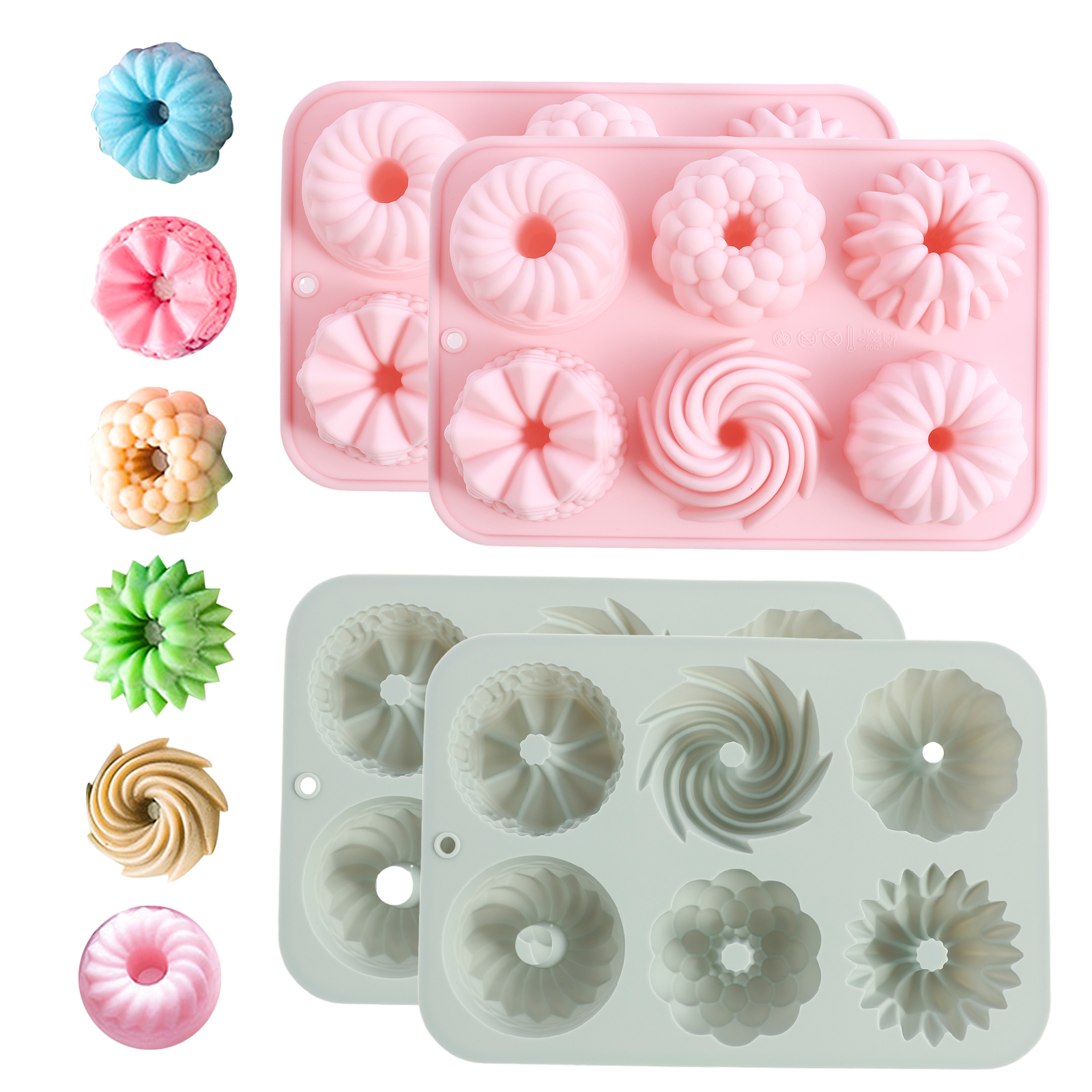 6-Cavity Silicone Fluted Tube  – Donut Mold Silicone recenzja i cena
