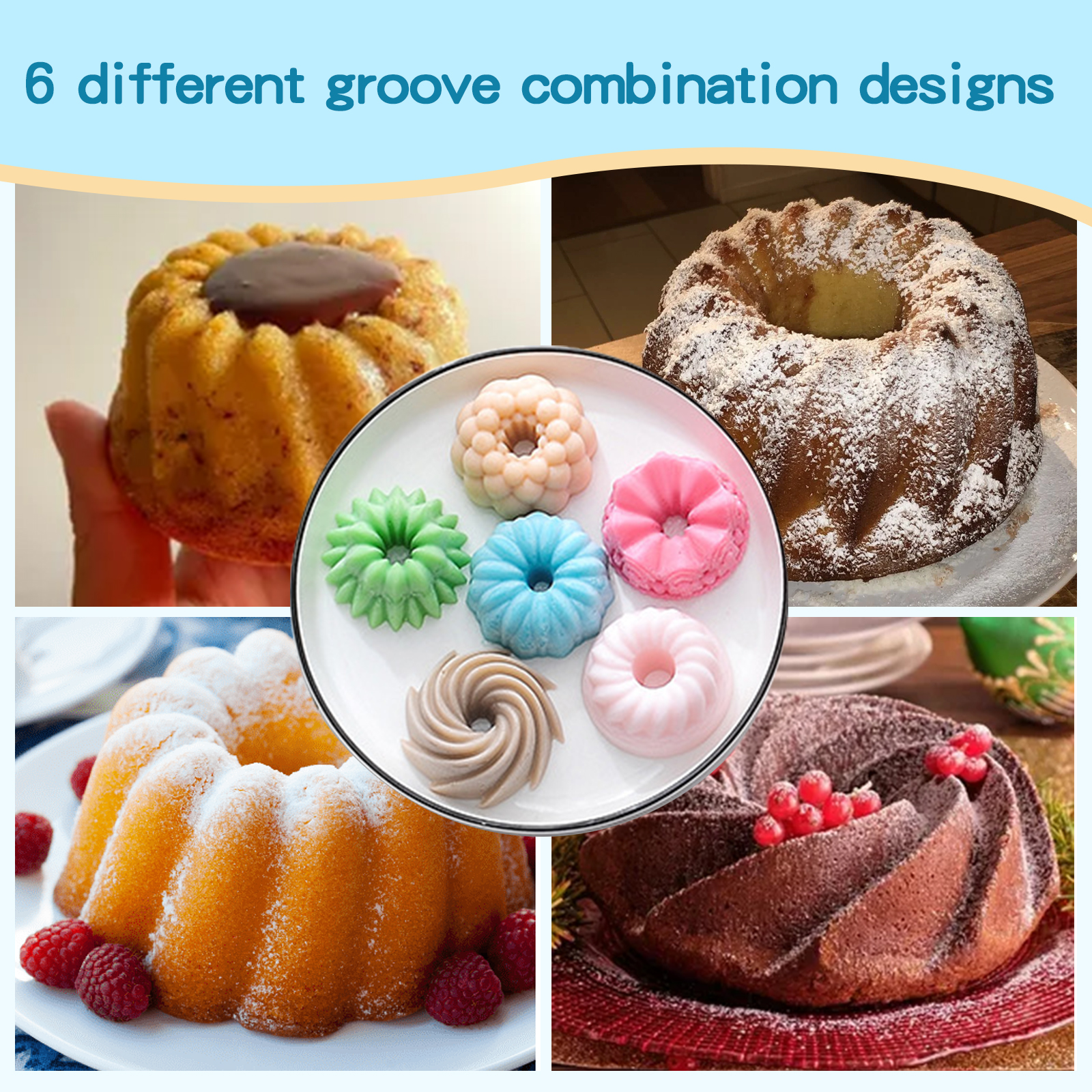6-Cavity Silicone Fluted Tube  – Donut Mold Silicone recenzja i cena