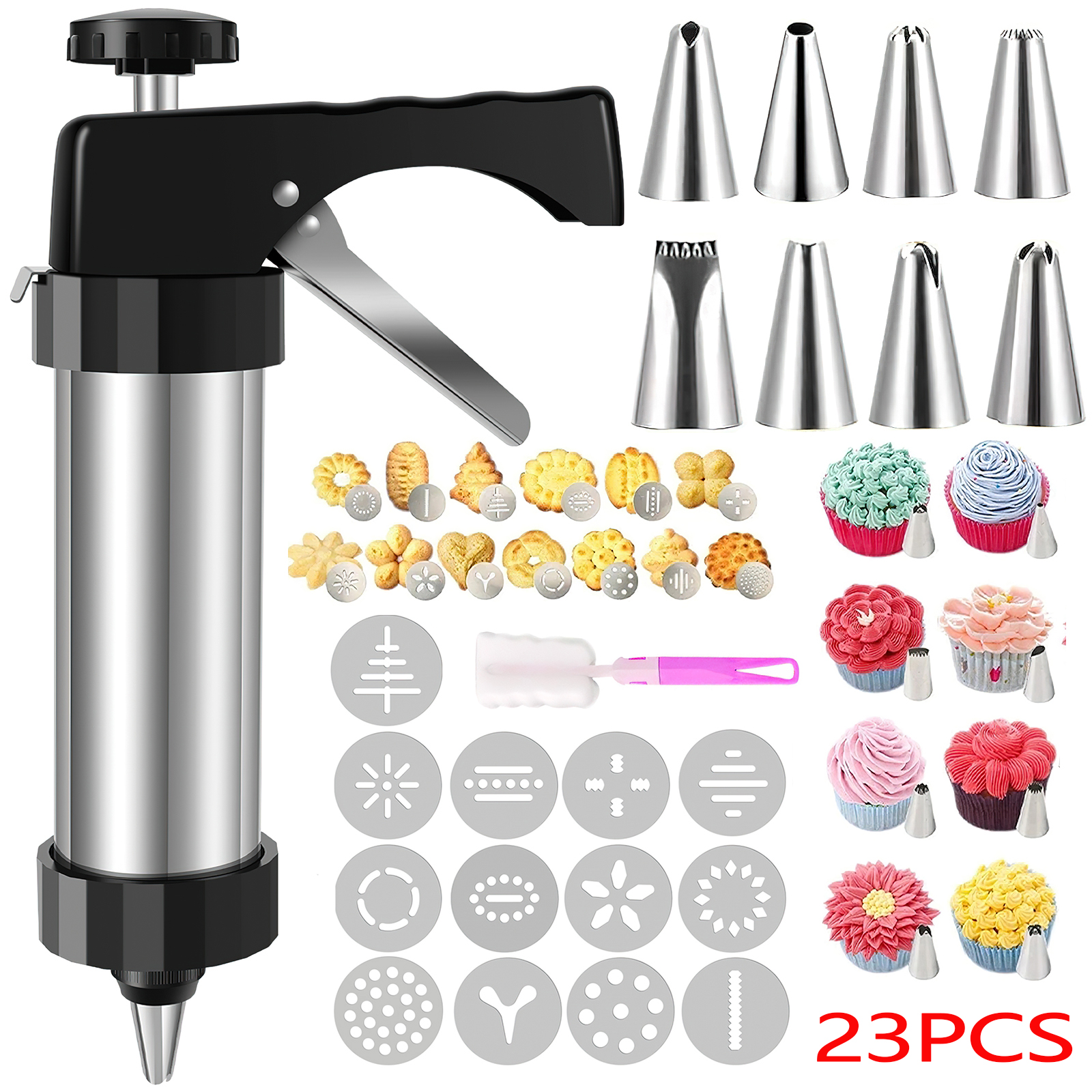 Christmas Cookie Press Gun and – Churros Maker Gun recenzja i cena