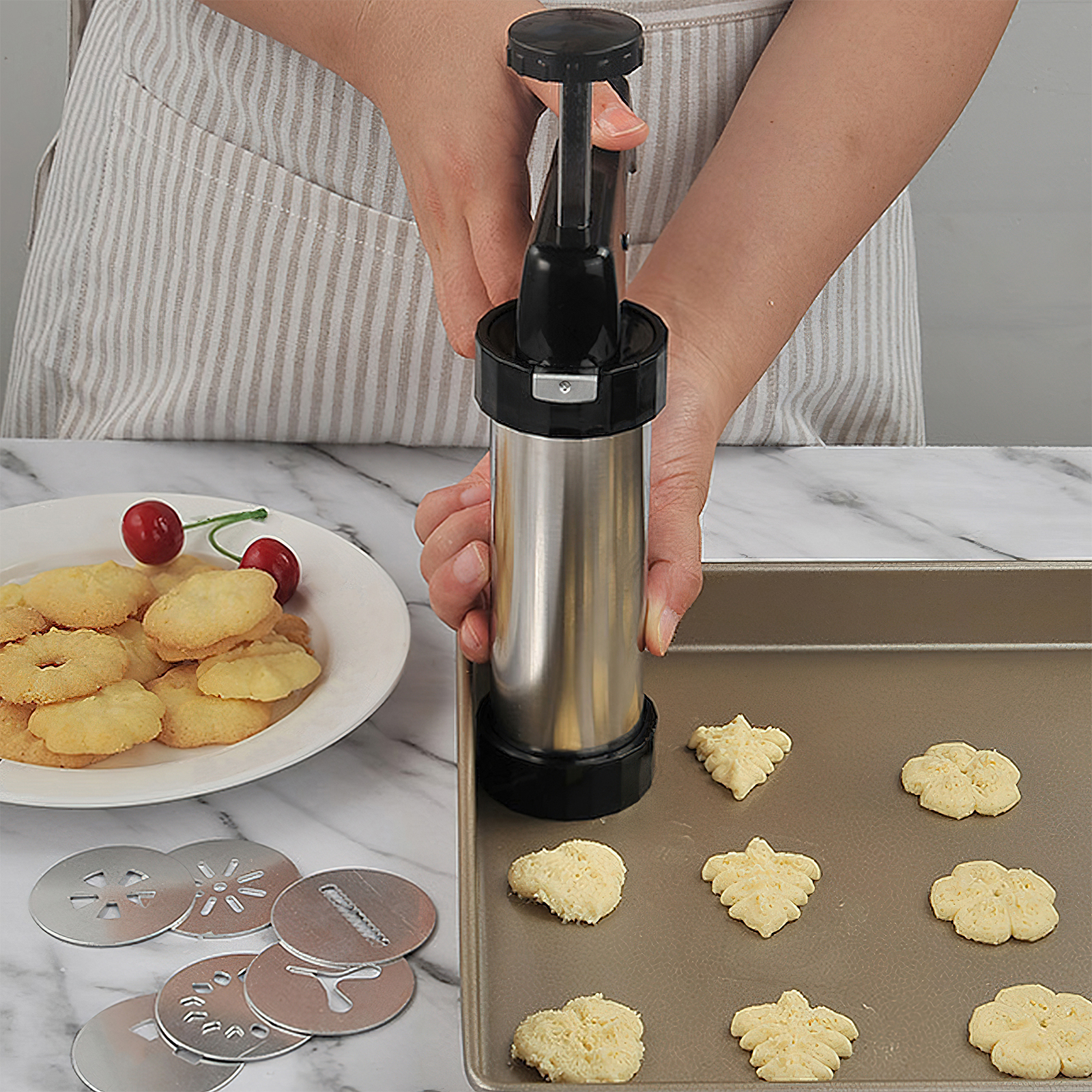 Christmas Cookie Press Gun and – Churros Maker Gun recenzja i cena