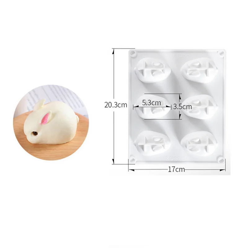 Silicone 3D Bunny Rabbit Cake  – Bunny Cake Mold recenzja i cena