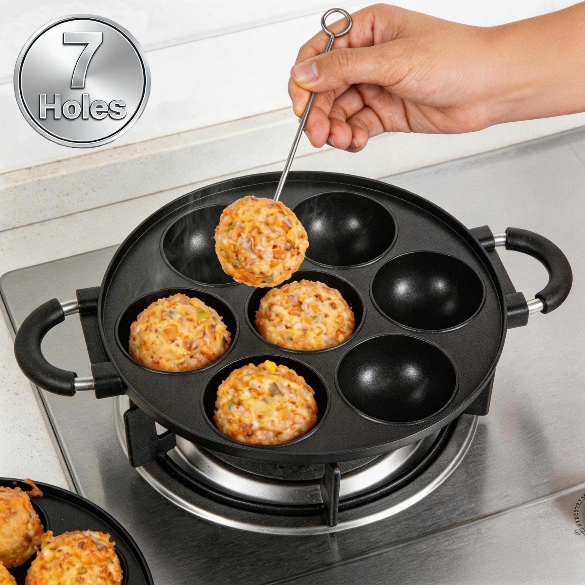 16/7 Holes Takoyaki Pan Alumin – Takoyaki Grill Plate recenzja i cena