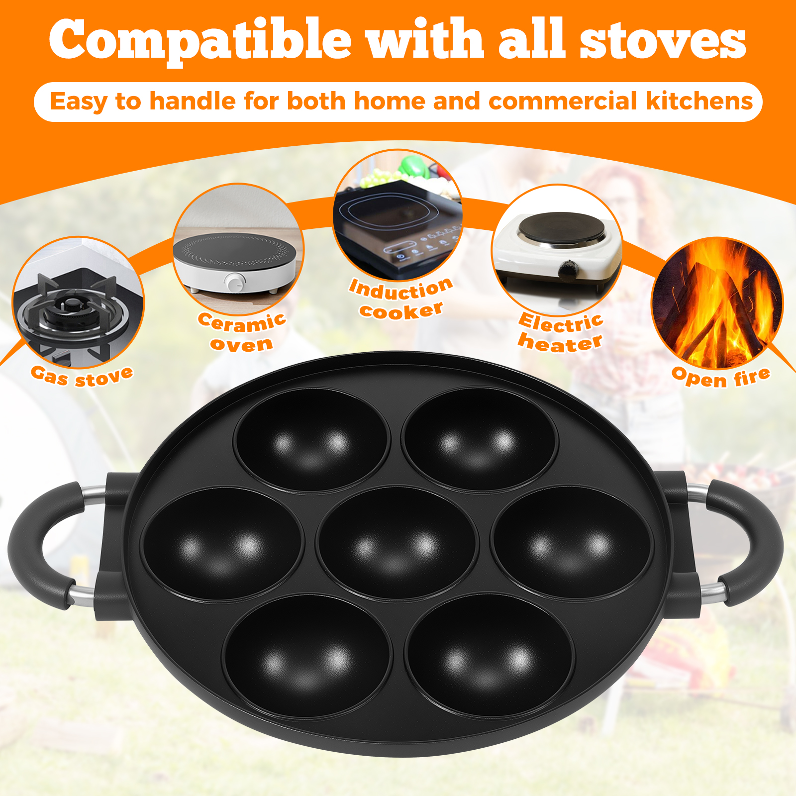 16/7 Holes Takoyaki Pan Alumin – Takoyaki Grill Plate recenzja i cena