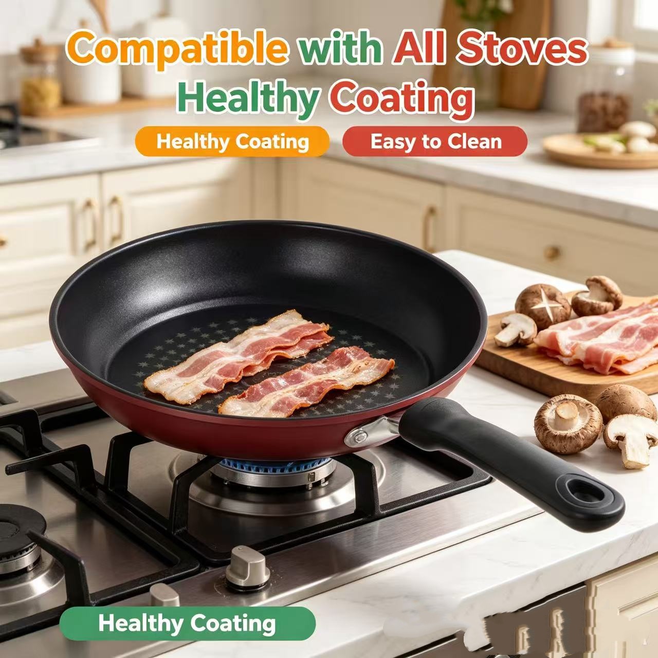 Premium Granite Non Stick Fryi – Egg Waffle Pan recenzja i cena