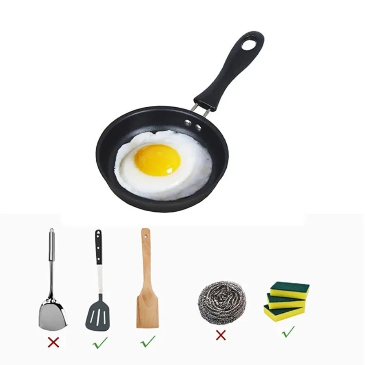 Mini Frying Pan with Handle Po – Mini Pancake Griddle recenzja i cena