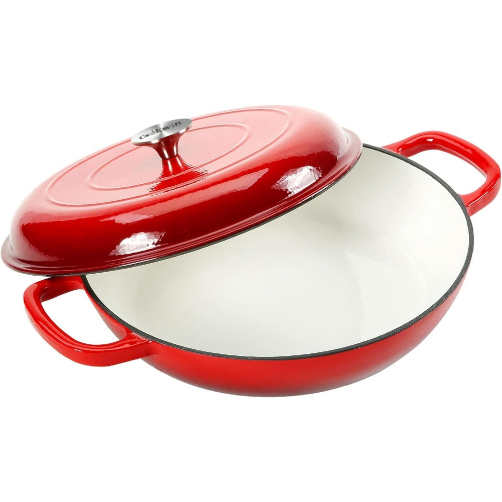 4.5L Dutch Oven Soup Pot Cast  – Cast Iron Corn recenzja i cena